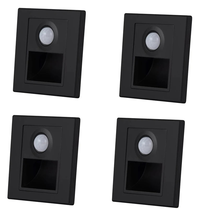 Applique Murale Escalier Interieur Noire quatre pieces