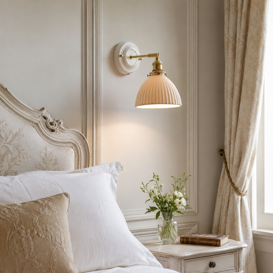 applique murale ceramique blanc salon dans chambre
