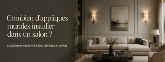 Combien d’appliques murales installer dans un salon ?