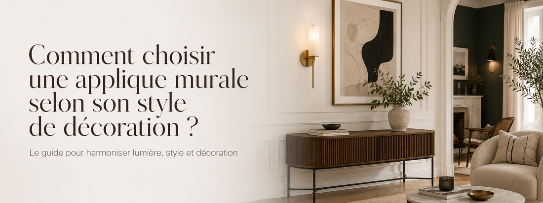 Comment choisir une applique murale selon son style de décoration ?
