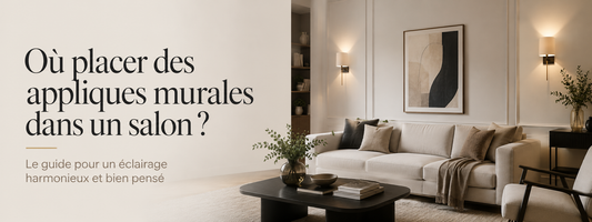 Où placer des appliques murales dans un salon ?