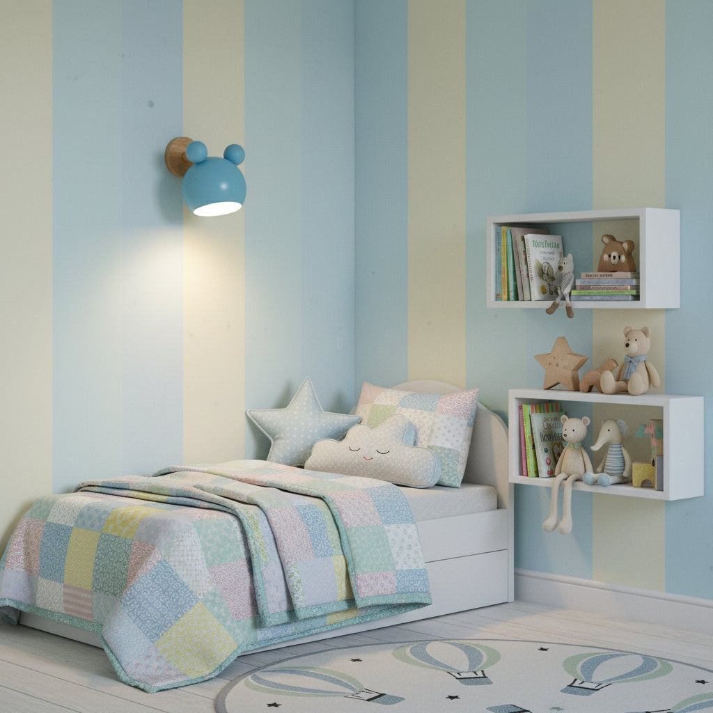Applique Murale Enfance Bleu
