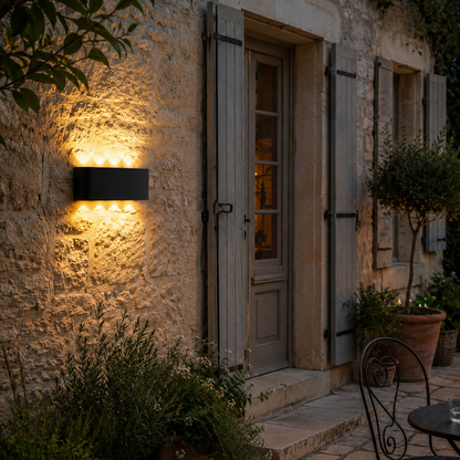 Applique Murale Entree Exterieur maison noire