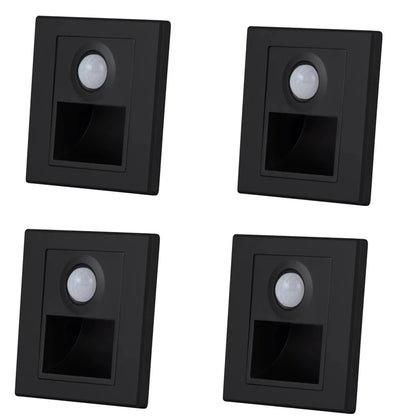 Applique Murale Escalier Interieur Noire quatre pieces