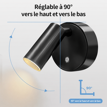 Applique Murale Lampe de Chevet amovible