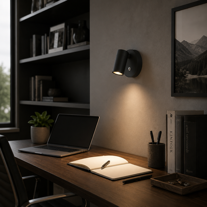 Applique Murale Lampe de Chevet noire bureau