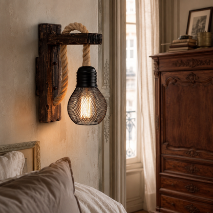 Applique murale style ancien vintage chambre