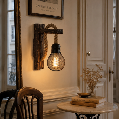 Applique murale style ancien vintage salon 