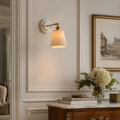 applique murale blanche ceramique moderne simple salon