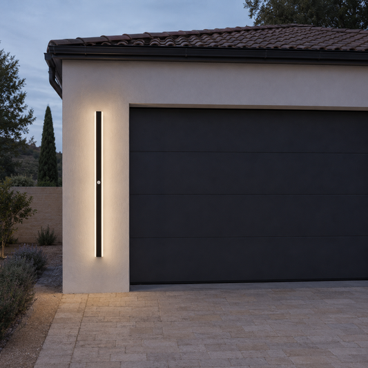 applique murale exterieur garage noire