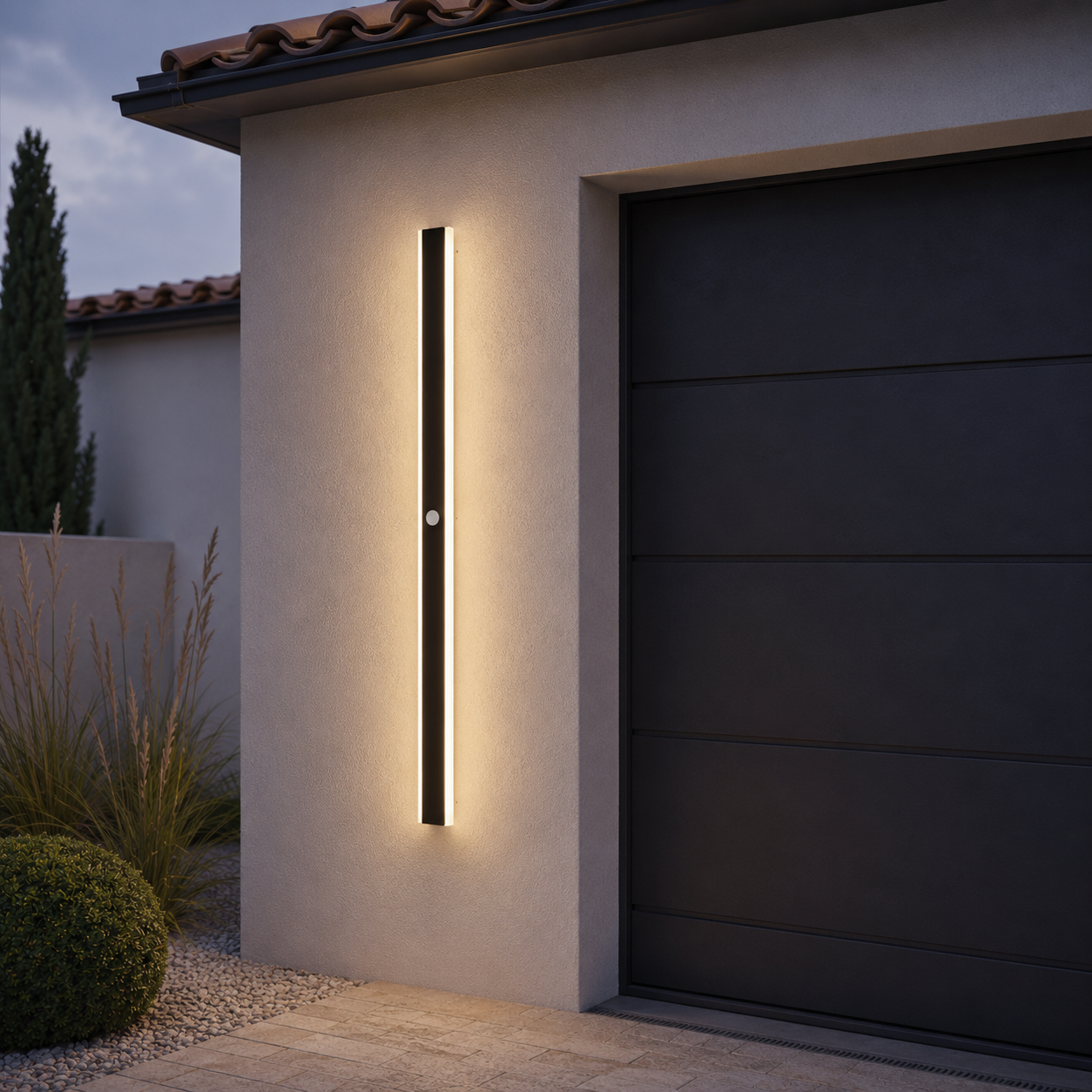 applique murale exterieur garage noire sortie