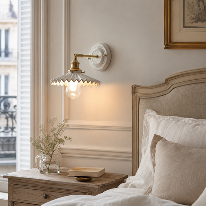 applique murale luminaire céramique chambre