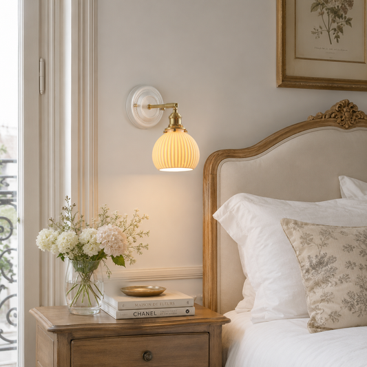 applique vintage murale ceramique chambre